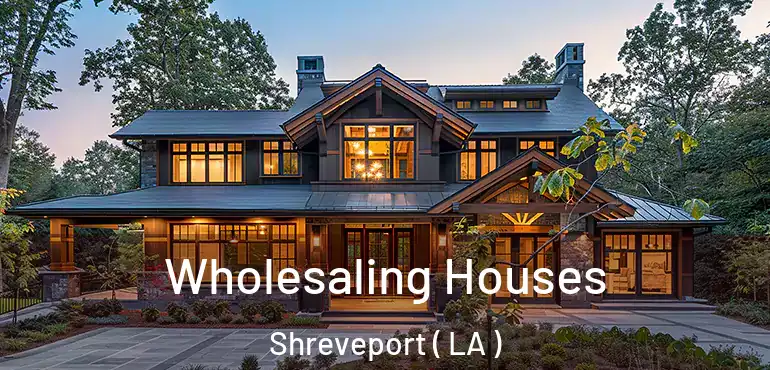  Wholesaling Houses Shreveport ( LA )